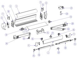 Thule Omnistor Sluitmechanisme 5003