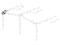 Luifelframe 25mm Rechter Hoekstuk -Kortingswinkel voor buitenkamperen 455797 455797 images other luifelframe hoekstuk 25 mm staal nummer 1 3 2 ecommerce