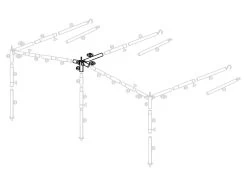 Luifelframe 25mm Middenkruis -Kortingswinkel voor buitenkamperen 455798 455798 images other luifelframe hoekstuk 25 mm staal nummer 2 3 2 ecommerce
