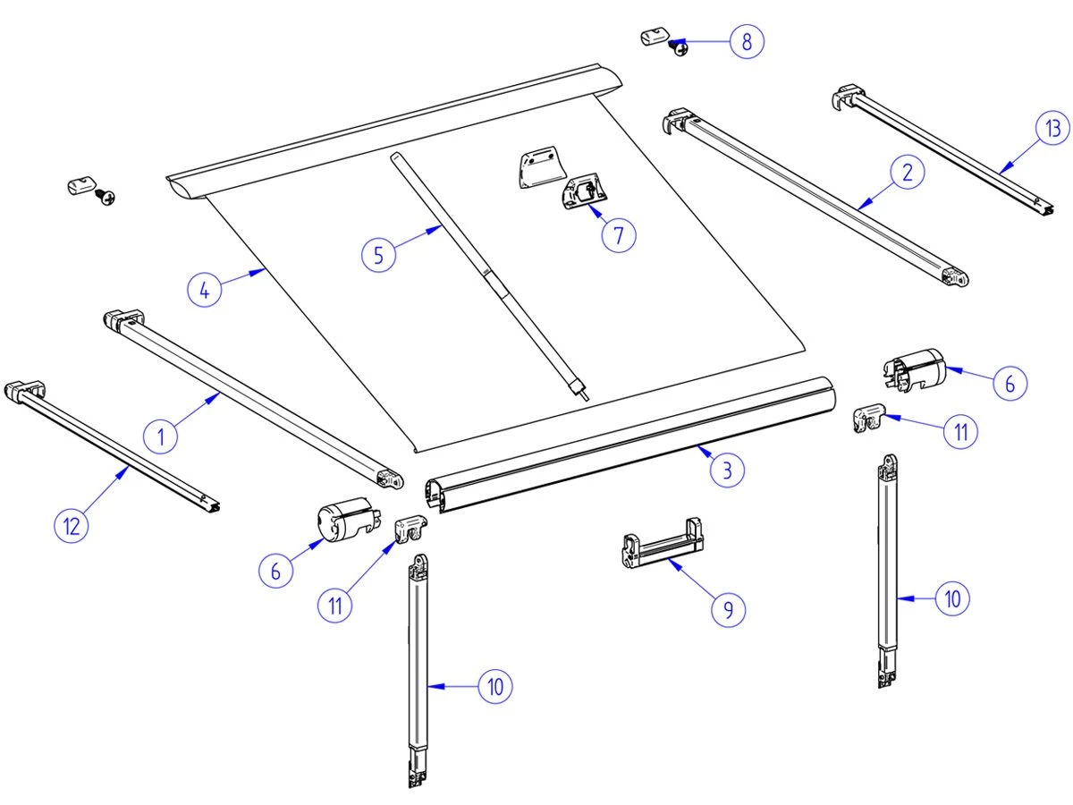 Thule Omnistor Set Bevestiging Rafter 1200 3 Thule Omnistor Set Bevestiging Rafter 1200
