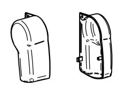 Thule Omnistor Set Eindkappen Cassette 4900