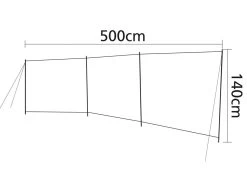 Bo-Camp Caira Windscherm -Kortingswinkel voor buitenkamperen bo camp dennis windscherm 5 ecommerce