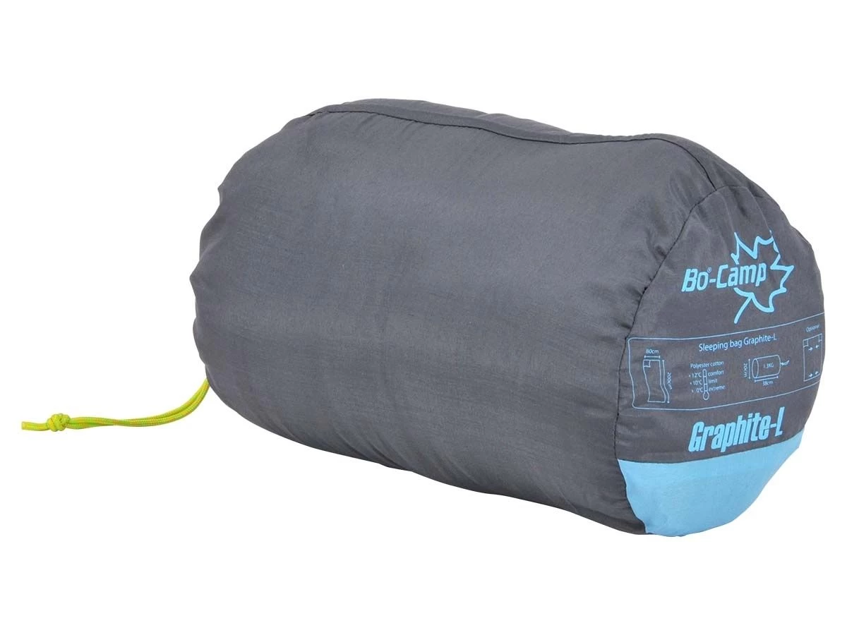 Bo-Camp Graphite-L Slaapzak 4 Bo-Camp Graphite-L Slaapzak - Afbeelding 2