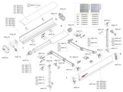 Fiamma Eindkap Voorlijst Links F65S -Kortingswinkel voor buitenkamperen fiamma f65s 015 titanium spare parts 3 ecommerce f3c8 3