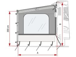 Fiamma Side W Zijwand Caravanstore -Kortingswinkel voor buitenkamperen fiamma side w caravanstore 3 ecommerce a07a 1