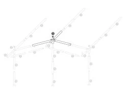 Obelink Voortentframe 28 Mm Middenkruis -Kortingswinkel voor buitenkamperen hoekstuk voortentframe 25mm nummer 5 3 2 ecommerce 5202