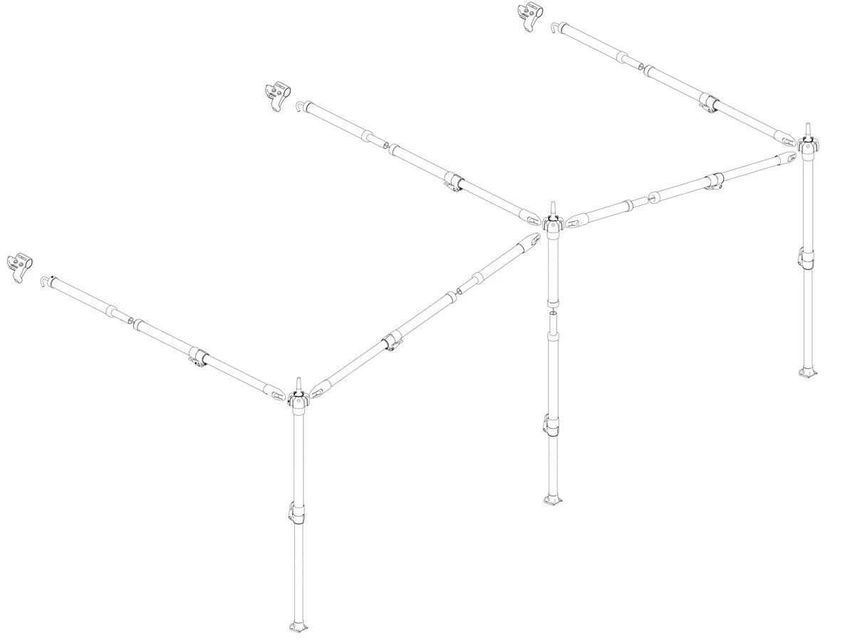Isabella Eclipse CarbonX G13/G16 Luifelframe 3 Isabella Eclipse CarbonX G13/G16 Luifelframe