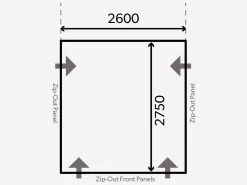 Dometic Club Air Pro 260 M Voortent 23 Dometic Club Air Pro 260 M Voortent -Kortingswinkel voor buitenkamperen kampa dometic plattegrond club 260 m 2021 ecommerce 0908