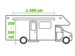 Obelink Mobil 320 Easy Air Connected 2 Campertent -Kortingswinkel voor buitenkamperen luifellengte 350 cm aanbouwhoogte 250 265 ecommerce 4dab 2