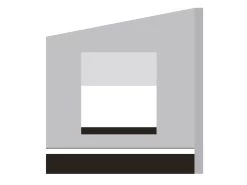 Obelink President Zijwand 250 Rechts