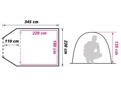 Obelink Spring Easy Air Tunneltent -Kortingswinkel voor buitenkamperen obelink spring easy air floor plan ecommerce 55a6