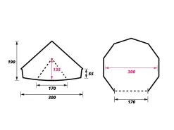 Obelink Sahara 300 Deluxe Bell Tent -Kortingswinkel voor buitenkamperen sahara 300 plattegrond ecommerce 50b5 1