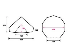 Obelink Sahara 400 Bell Tent -Kortingswinkel voor buitenkamperen sahara 400 plattegrond ecommerce 0787 5