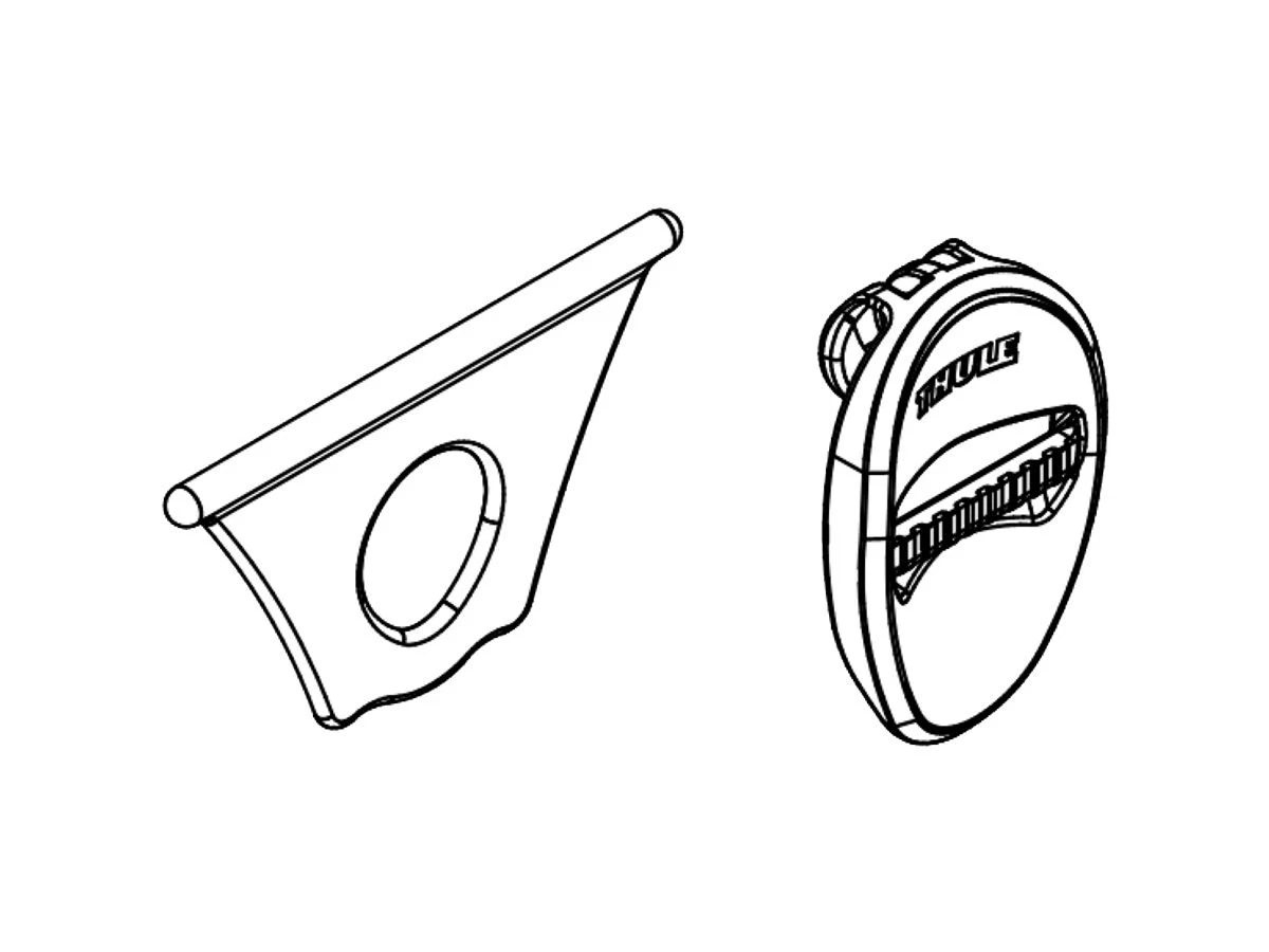 Thule Omnistor Bevestigingsogen Voorlijst Quickfit 3 Thule Omnistor Bevestigingsogen Voorlijst Quickfit