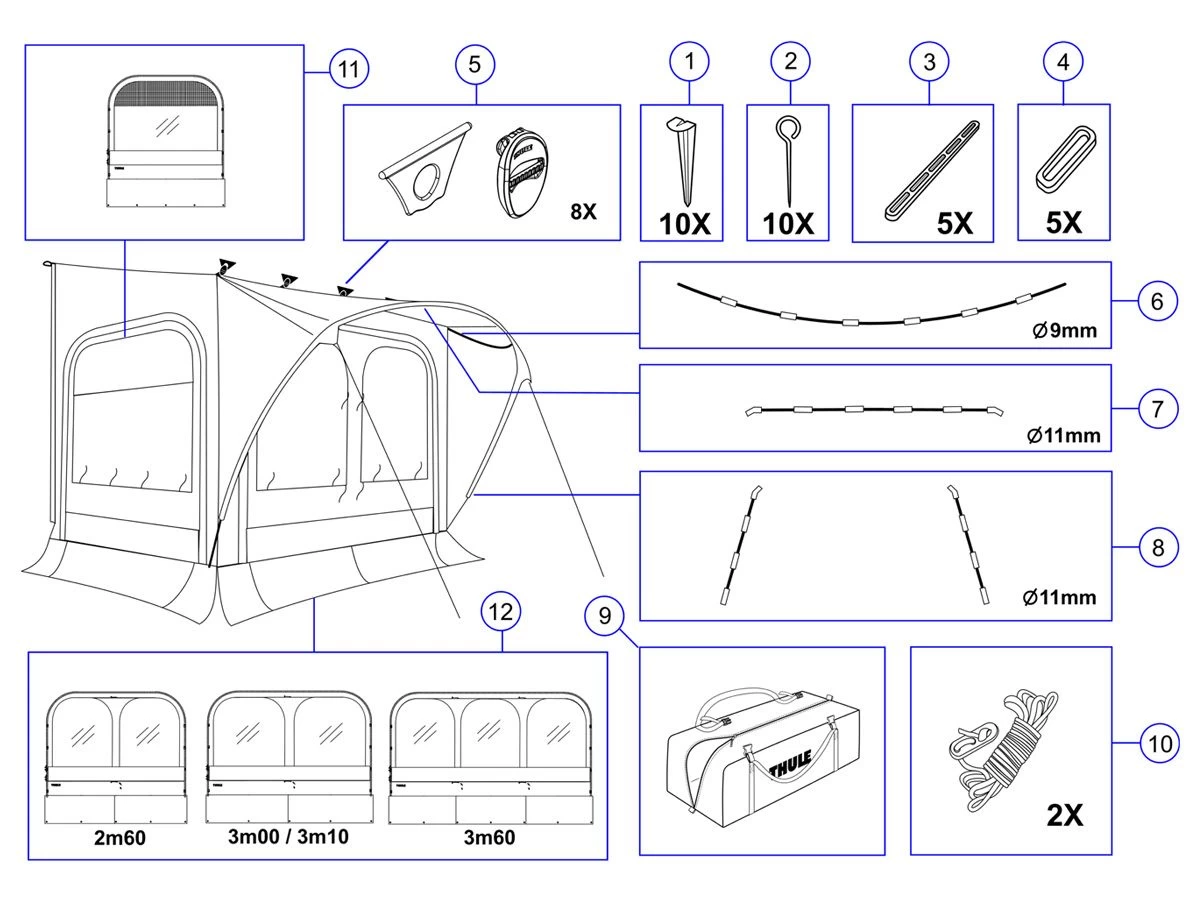 Thule Omnistor Bevestigingsogen Voorlijst Quickfit 5 Thule Omnistor Bevestigingsogen Voorlijst Quickfit - Afbeelding 3