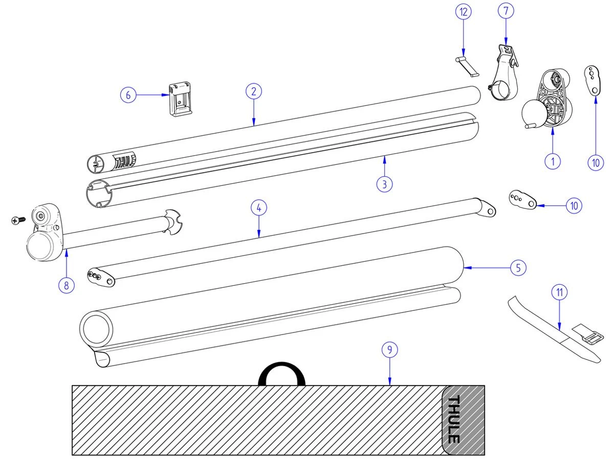 Thule Bevestigingshouder Windscreen 5 Thule Bevestigingshouder Windscreen - Afbeelding 3