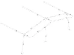 Ventura Standard 250 IXL Fibermax G14 - G16 Voortentframe