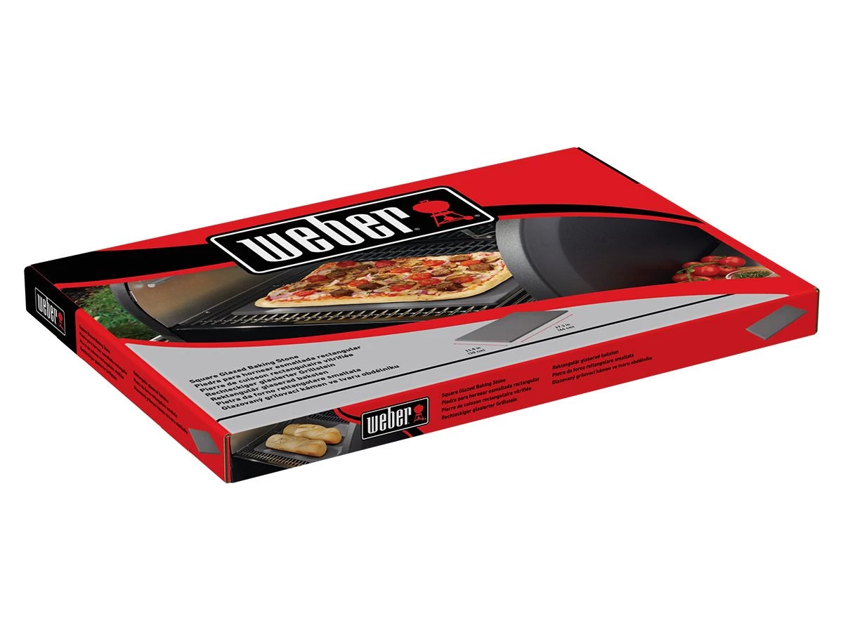 Weber 44 X 30 Cm Geglazuurde Pizzasteen 4 Weber 44 X 30 Cm Geglazuurde Pizzasteen - Afbeelding 2